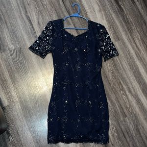 Beaded Drama Vintage Dress